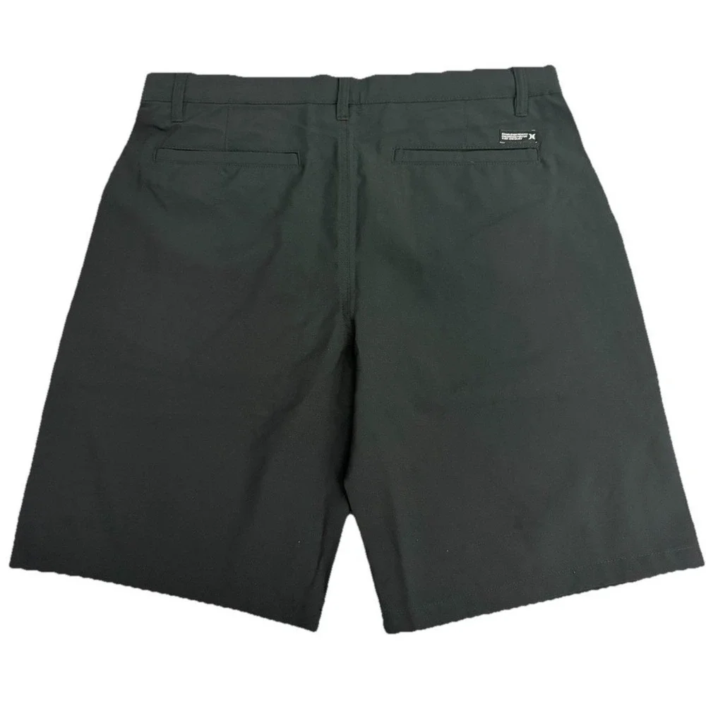 Hurley Men's Black Size 34 Flex Terrain Hybrid Walking Shorts 9.75 In Inseam New